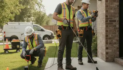 Boise, ID plumber inspecting for hidden leaks during home leak detection service