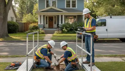 Boise, ID plumber repairing a residential leak with professional plumbing tools