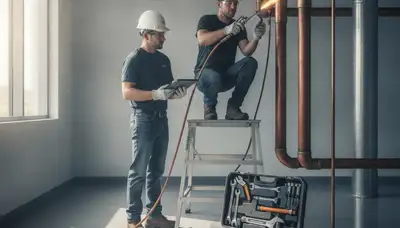 Boise, ID plumber repairing residential pipes for freeze-damaged plumbing on a service call
