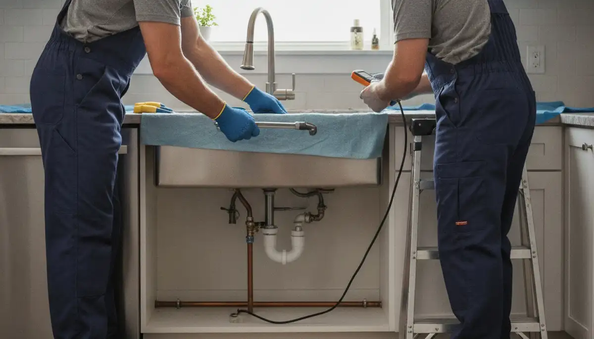 Boise, ID plumber repairing home pipes for freeze damage and aging plumbing system