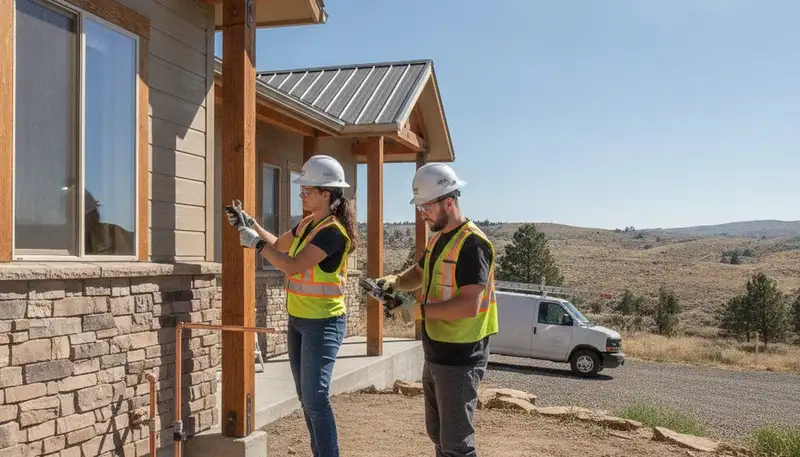 Boise, ID plumber repairing a leak for residential plumbing service
