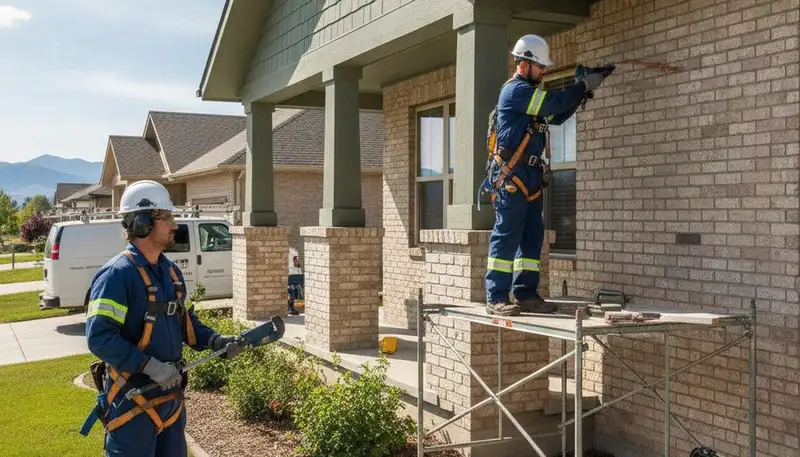 Boise, ID plumber repairing a sink leak for a residential plumbing service