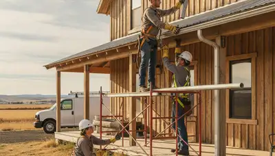 Boise, ID plumber repairing a residential pipe for plumbing service