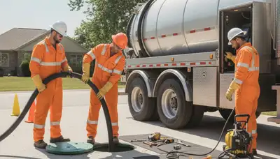 Boise, ID septic pumping service for homes by On Call Plumbers during freeze-thaw and spring runoff