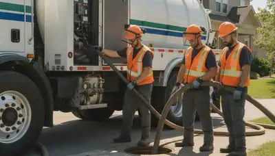 Boise, ID plumbers pumping septic tanks for home plumbing service