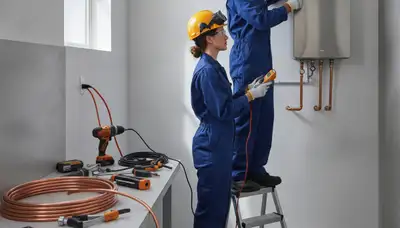 Tankless water heater installation service for Boise, ID homes by On Call Plumbers