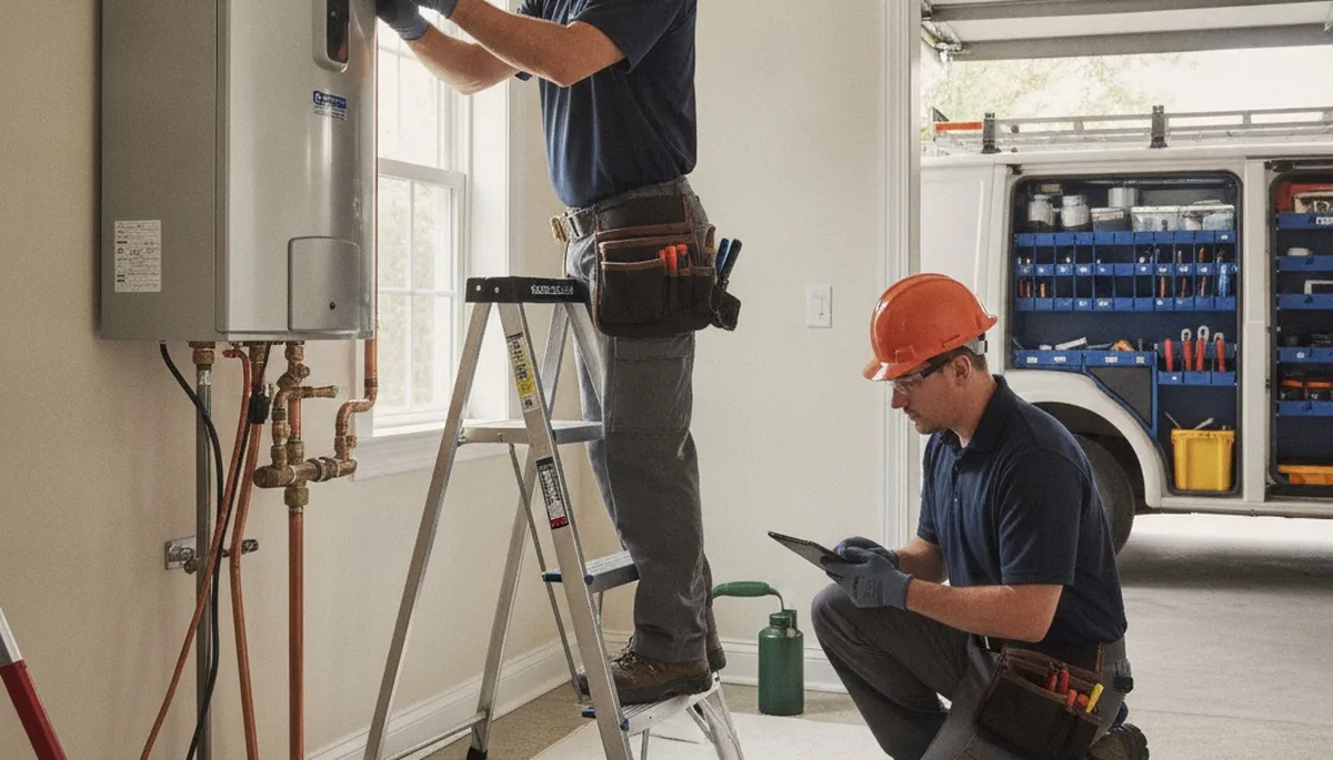 Tankless water heater installation for Boise, ID homes by On Call Plumbers
