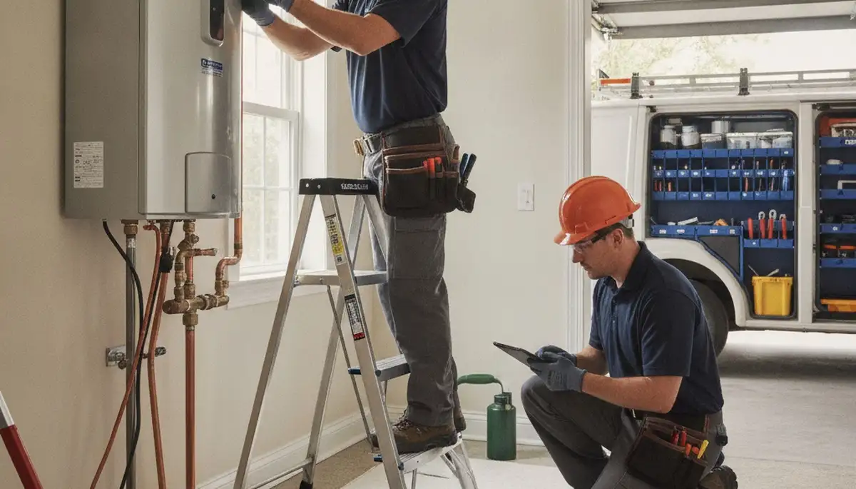 Tankless water heater installation for Boise, ID homes by On Call Plumbers