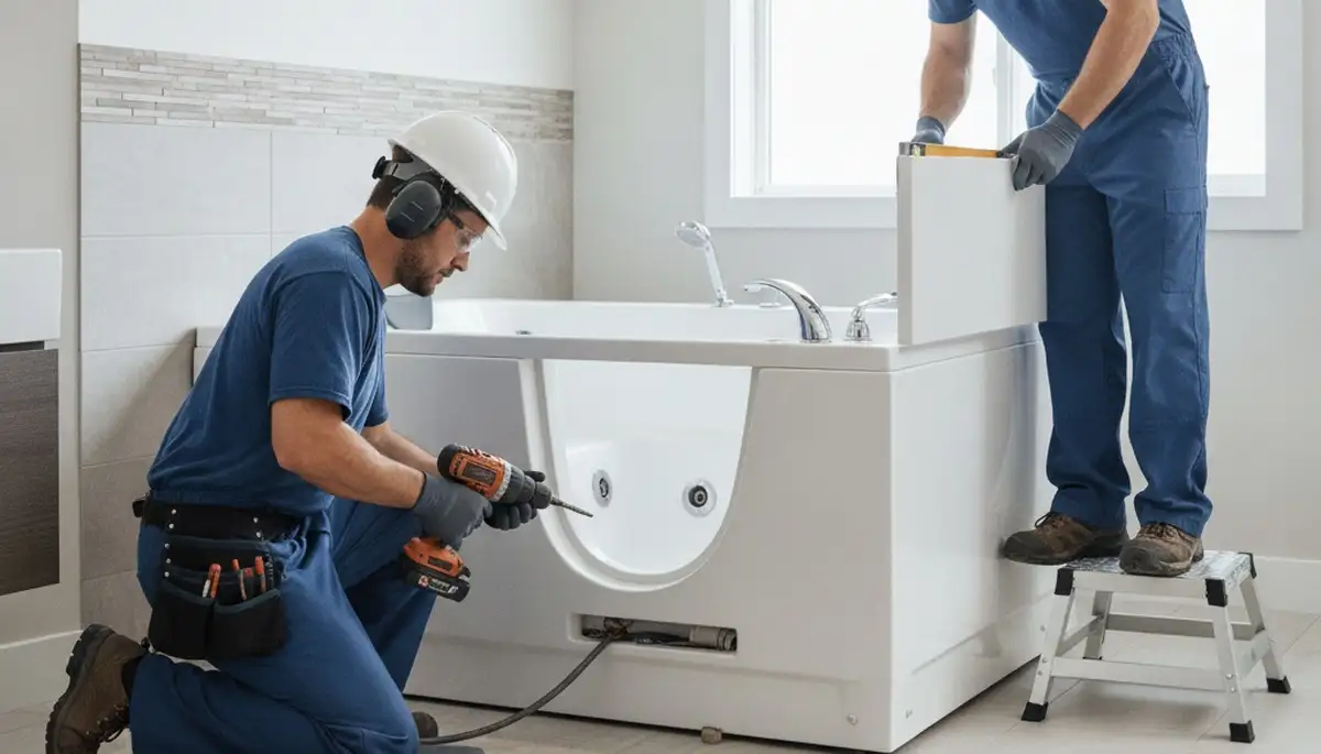 Walk-in tub installation for Boise, ID homes by local plumbing repair professionals